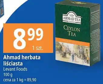 E.Leclerc Herbata liściasta Ahmad Tea London Ceylon oferta