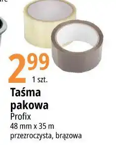 E.Leclerc Taśma pakowa przezroczysta 48 mm x 35 Profix oferta