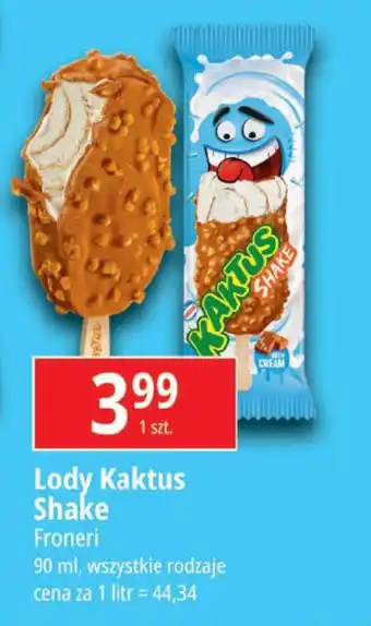 E.Leclerc Lody Kaktus Shake Froneri 90 ml oferta