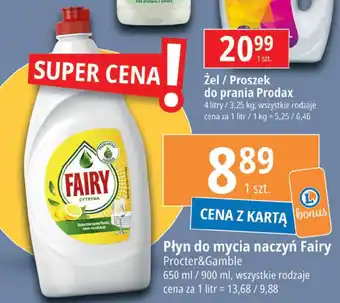 E.Leclerc Płyn do mycia naczyń Fairy Procter&Gamble 650 ml / 900 ml oferta