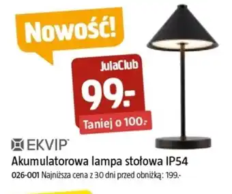Jula Lampa akumulatorowa Ekvip oferta