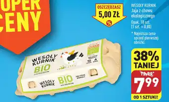 ALDI WESOŁY KURNIK Jaja z chowu ekologicznego 10 szt. oferta