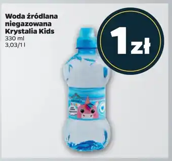 Netto Woda źródlana niegazowana Krystalia Kids 330 ml oferta