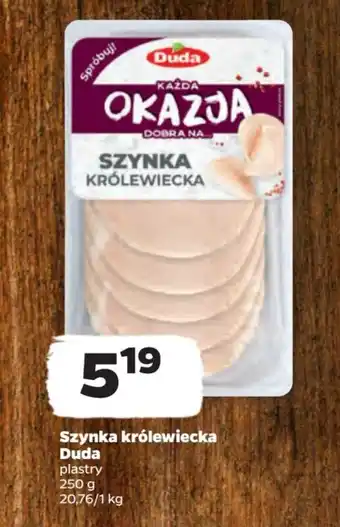 Netto Szynka królewiecka Duda 250 g oferta