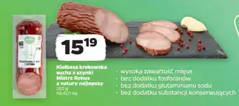 Netto Kiełbasa krakowska sucha z szynki Mistrz Rohus z natury najlepszy 260 g oferta