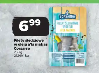 Netto Filety śledziowe w oleju a’la matjas Corsarro oferta