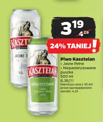 Netto Piwo Kasztelan oferta