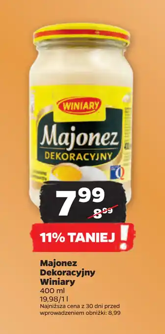 Netto Majonez Dekoracyjny Winiary oferta