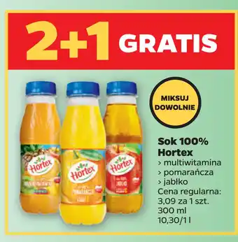Netto Sok 100% Hortex oferta