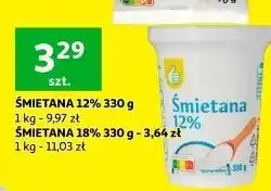 Auchan Śmietana 12% Podniesiony Kciuk oferta