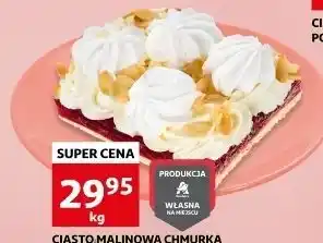 Auchan Ciasto malinowa chmurka oferta