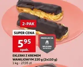 Auchan Eklerki ze śmietaną oferta