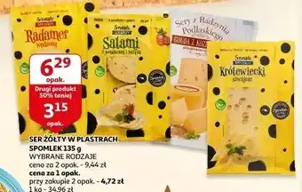 Auchan Ser salami z pomidorami i bazylią Serenada Salami oferta