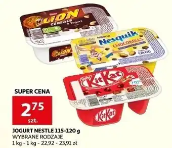 Auchan Jogurt Lion Pop Choc oferta