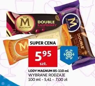Auchan Lód gold caramel billionaire Algida Magnum Double oferta