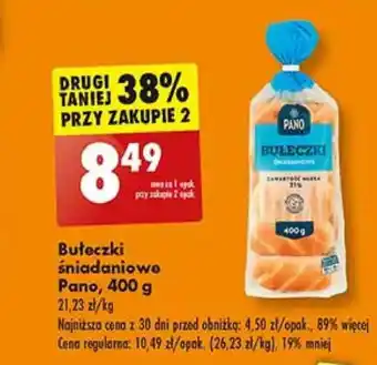 Biedronka Bułeczki Pano oferta