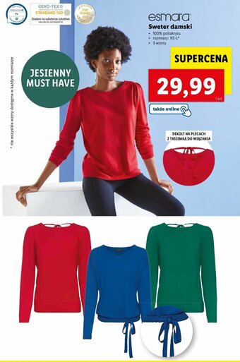 Lidl Sweter damski oferta