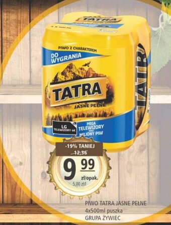 Arhelan Piwo Tatra Jasne Pełne 500ml oferta