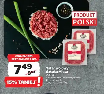 Netto Tatar wołowy Sztuka Mięsa Netto oferta