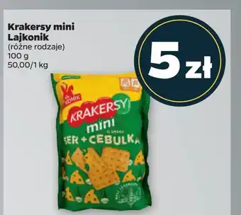Netto Krakersy ser i cebula Lajkonik Mini oferta