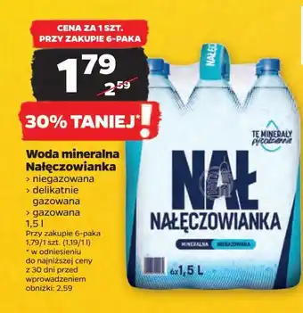 Netto Woda gazowana Nałęczowianka oferta