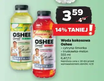 Netto Woda lemon-lime Oshee Coconut Fruits oferta