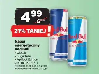 Netto Napoj energetyczny Red Bull Apricot oferta