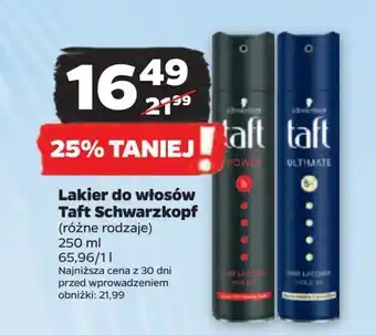 Netto Lakier do włosów Taft Ultimate oferta