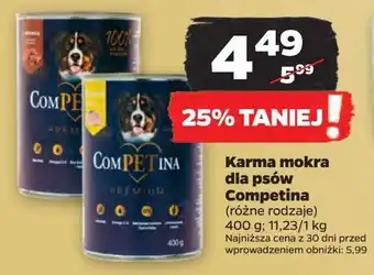 Netto Karma dla psa wołowina Competina oferta