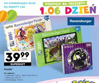 Biedronka Puzzle pokemon 100el. Ravensburger oferta