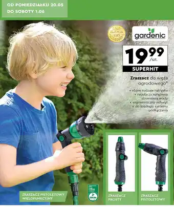 Biedronka Zraszacz prosty z regulacją Gardenic Yard oferta