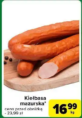 Carrefour Express Kiełbasa mazurska oferta