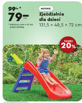 Biedronka Zjeżdżalnia dla dzieci Mookie oferta