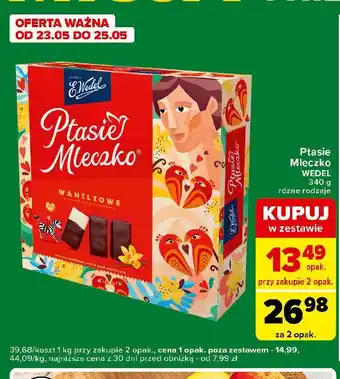 Carrefour Express Czekoladki waniliowe E. Wedel Ptasie Mleczko oferta