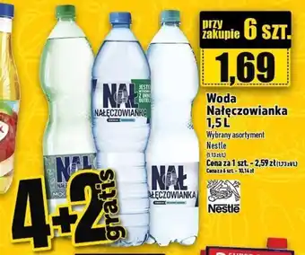 Topaz Woda Nałęczowianka 1,5 l Nestle oferta