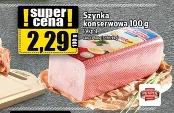 Topaz Szynka konserwowa 100 g Pekpol oferta