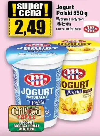 Topaz Jogurt Polski 350 g Mlekovita oferta