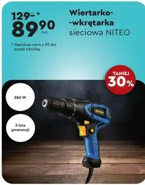 Biedronka Wiertarko-wkrętarka Niteo oferta