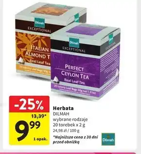 Intermarche Herbata Dilmah oferta