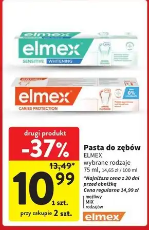 Intermarche Pasta do zębów Elmex oferta