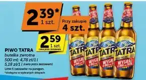 Euro Sklep Tatra Piwo jasne pełne 500 ml oferta