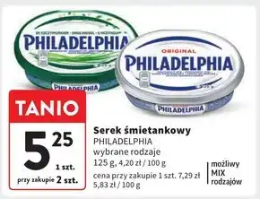 Intermarche Serek śmietankowy Philadelphia oferta