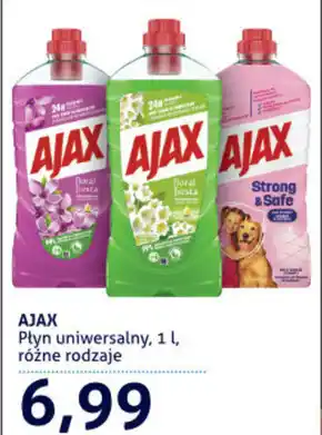 Blue Stop Ajax Floral Fiesta Konwalie płyn uniwersalny 1l oferta