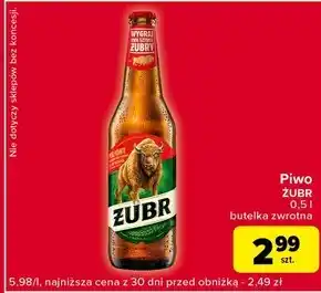 Globi Żubr Piwo jasne 500 ml oferta