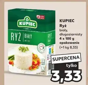 Kaufland Kupiec Ryż biały 400 g (4 x 100 g) oferta