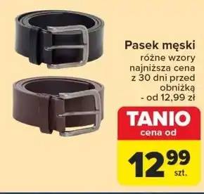 Carrefour Pasek męski oferta