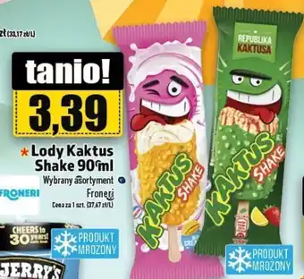 Topaz Lody Kaktus Shake 90 ml Froneri oferta