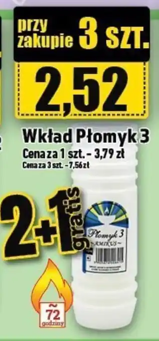 Topaz Wkład Płomyk 3 oferta