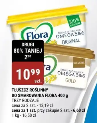 bi1 TŁUSZCZ ROŚLINNY DO SMAROWANIA FLORA 400 g oferta