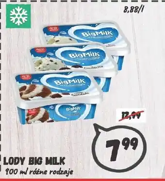 Wafelek Lody Big Milk 900ml oferta